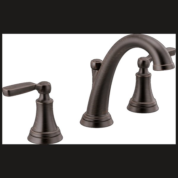 Delta 3-hole 8-16" installation Hole Widespread Lavatory Faucet, Venetian Bronze 3532LF-RBMPU